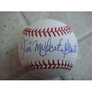  Mudcat Grant Autographed Ball   with   Inscription 
