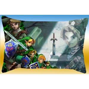  Legend of Zelda Link Sword Pillow Size 24 x 16 Inches 