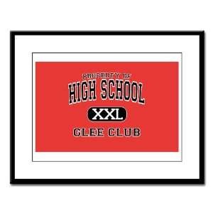   Framed Print Property of High School XXL Glee Club 
