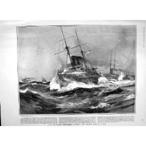   1906 BATTLE SHIPS ATLANTIC HINDUSTAN COMMONS GLADSTONE: Home & Kitchen