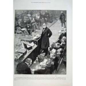  Vote Condolence For President Carnot 1894 Old Print