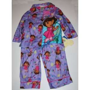  Dora the Explorer 2 Piece Pajama Set Size: 2T: Baby