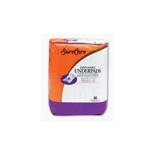    Underpads Regular, Surecare 17 1/2X24 3X36