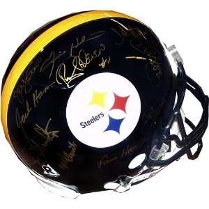  10 Signature Steelers All Time Greats Helmet: Sports 