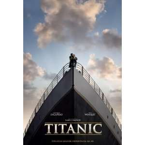 TITANIC Movie Poster Print   Leonardo DiCaprio, Kate Winslet   11 x 17 