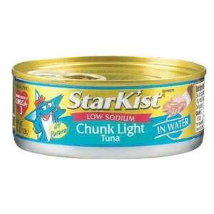  Starkist Tuna Chunk Light Low Sodium In Water, 4.5 oz Cans 