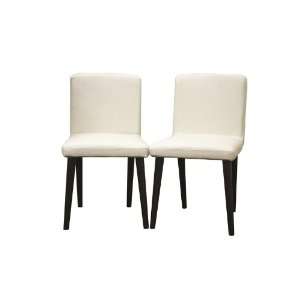  Yulene Cream Modern Dining Chair (Set of 2): Home 