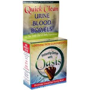 Super Oasis Quick Clean Detox Capsules 1 Hour Herbal Detox 
