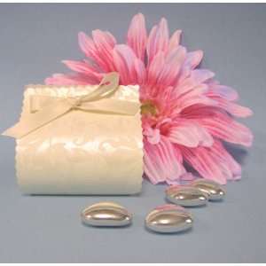  Ivory Favor Boxes of Italian Paper 