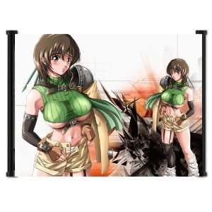  Final Fantasy 7 VII Game Yuffie Fabric Wall Scroll Poster 
