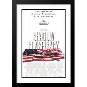 Shadow Conspiracy 32x45 Framed and Double Matted Movie Poster   Style 