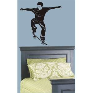   mural Sport skateboard skee board skate board jump up: Home & Kitchen