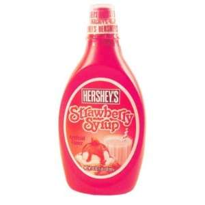 Hersheys Strawberry Syrup, 22 fl oz  Grocery & Gourmet 