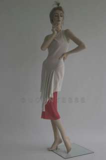 NEW RICK OWENS GEORGETTE DRESS RO2500 white & brown in shop  