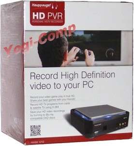 Hauppauge 1212 HD PVR High Definition Personal Video Recorder HDPVR 