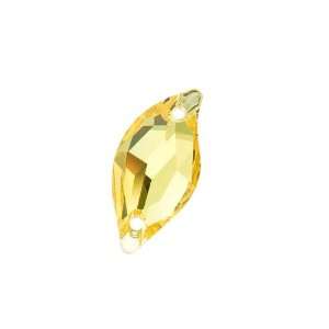  Swarovski Crystal Beads #3254 Diamond Leaf Sew On Stone 
