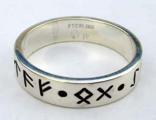 Pair of 2 RUNE Wedding Rings ALWAYS AND FOREVER, band  