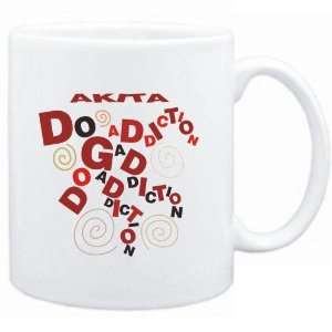  Mug White  Akita DOG ADDICTION  Dogs: Sports & Outdoors