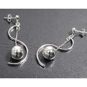  Sterling Silver Earrings   Size: 36mm: Jewelry