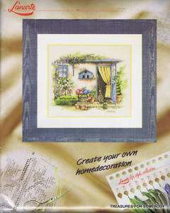 34472 Cross Stitch Kit Lanarte Country Cottage OOP HTF  