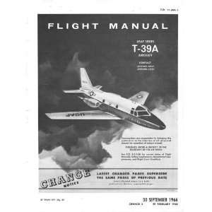   American Aviation T 39 A Aircraft Flight Manual North American