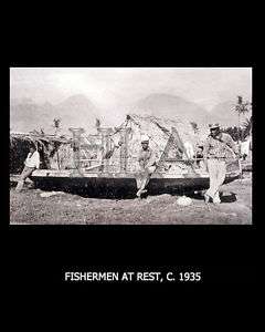 Hawaii Fishing Art Fisherman at Rest 3137  