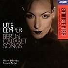 Berlin Cabaret Songs German Version by Ute Lemper CD, Nov 1996, Decca 