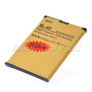 GOLD 2430MAH HIGH CAPACITY REPLACEMENT BATTERY FOR NOKIA E5 E7 N8 