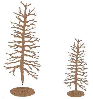 Ginkgo Tree   Tomytec (013) 1/150 N scale Trees  