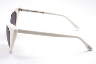 New Tom Ford Sunglasses NIKITA TF 0173 25P Shiny Ivory Green Cat Eye 