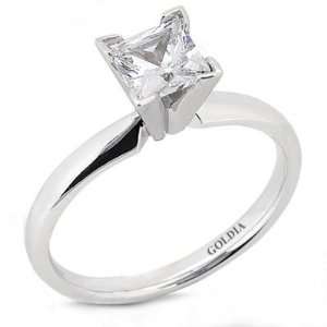  1.25 Ct. Princess Cut Diamond Engagement Ring: Jewelry