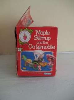 1984 Vintage Strawberry Shortcake MAPLE STIRRUP & the OATSMOBILE NEW 