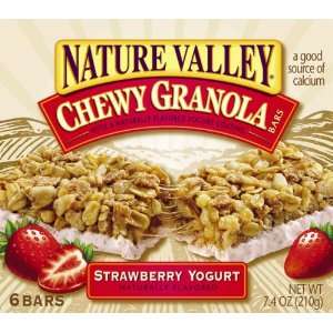 Nature Valley Chewy Yogurt Strawberry Granola Bars 6 Pack 7.4 oz 