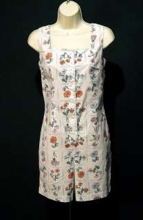 1950 60s Wh Flower Print Romper/Playst. Best & Co W 33  
