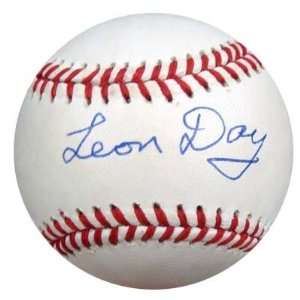  Leon Day Autographed/Hand Signed NL Baseball PSA/DNA 