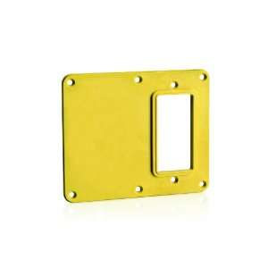 Leviton 3241 Y 1 Gang GFCI/Decora Receptacle Coverplate, 1 Gang Blank 