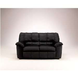  Famous Collection Shou  Black Loveseat by Famous Brand 