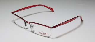 NEW ALAIN MIKLI 809 56 19 140 RED/WHITE VISION CARE RX EYEGLASSES 