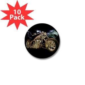    Mini Button (10 Pack) Eagle Lightning and Cycle: Everything Else