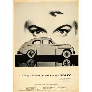  1959 Ad Vintage Swedish Volvo Car Horsepower MPG MPH 