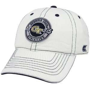  Georgia Tech Yellow Jackets White Ideal Hat: Sports 