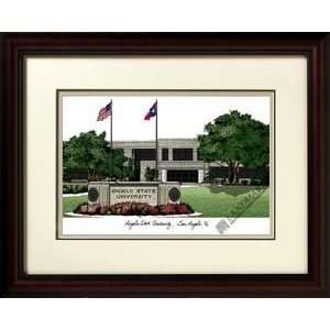  Angelo State University Alma Mater Framed Lithograph 