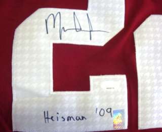 Mark Ingram Autographed Alabama Houndstooth Jersey 09 Heisman PSA/DNA 