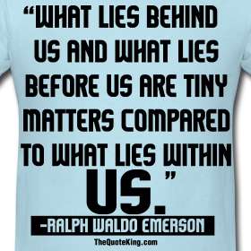 Ralph Waldo Emerson Success Quote T Shirt Famous Motivational Sayings 