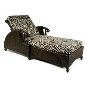  Boca Rattan 151007971 Riviera Chaise Lounge in Chestnut 