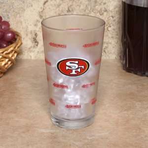  San Francisco 49ers 16oz. Color Change Pint Glass Sports 
