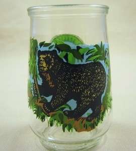 Endangered Species SPECTACLED BEAR Welch Glass Jar #10  
