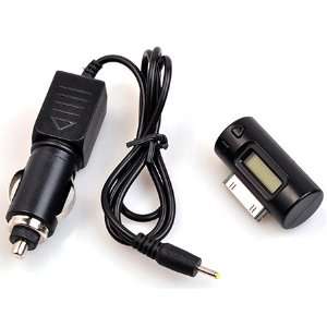   FOR iPHONE 3G 3GS 4 IPOD CAR CHARGER Black: MP3 Players & Accessories