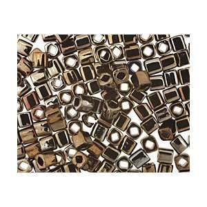   Iris Brown Cube 4mm Seed Bead Seed Beads: Arts, Crafts & Sewing