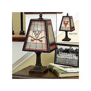 Virginia Cavaliers Official 14 Art Glass Lamp:  Sports 